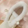 [Laurel Rabbit] Embroidered Hanfu Cloth Shoes - Elegant Ancient Style with Winter Velvet Lining