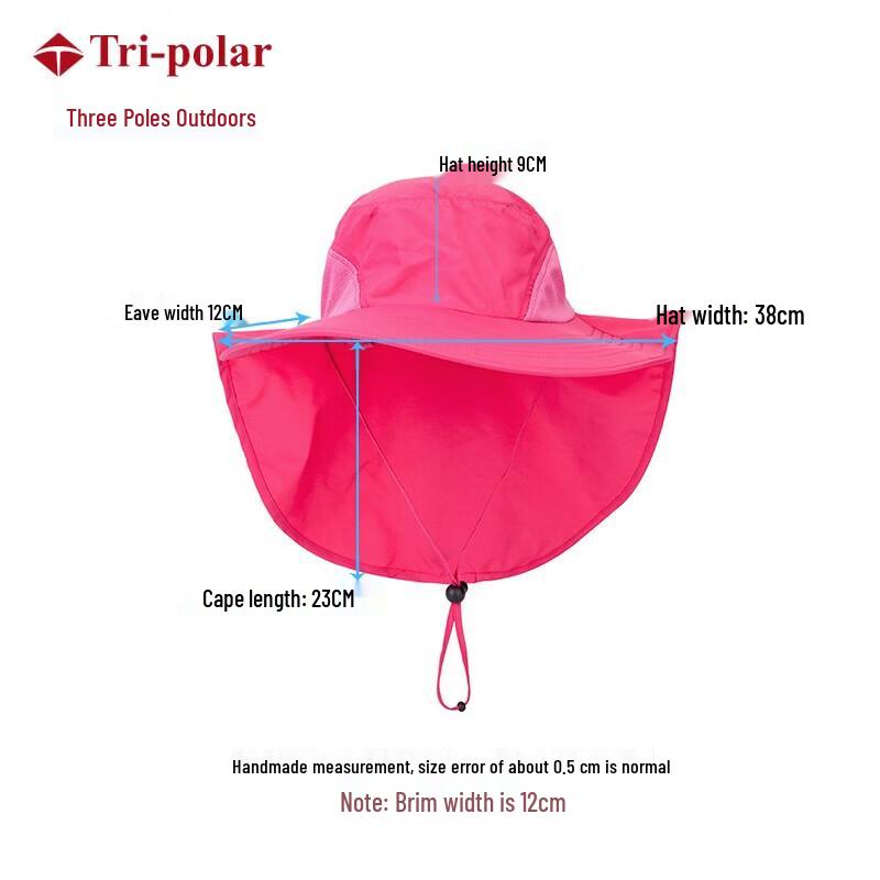 Tri-polar TP6389 Large Brim Breathable Outdoor Sun Hat