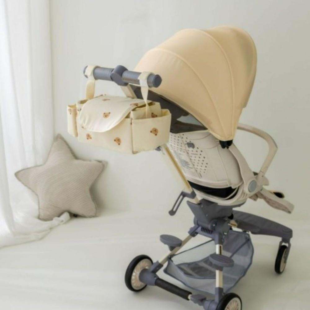 Cloth Stroller Hanging Bag Cartoon Baby Stroller Bag Cute Pram Storage Bag  Outdoor
