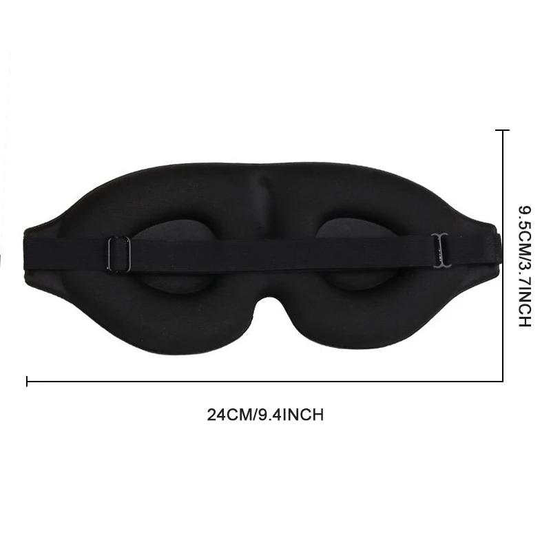 Durable And Safe Sleeping 3D Eye Mask Adjustable Suitable For Men Women Soft Breathable And Relaxing Zero Pressure Night Blindfold