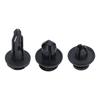 40Pcs Car Retainer Clip Push Fastener Trim Rivet Nylon Accessory Set Kit for Door Panel