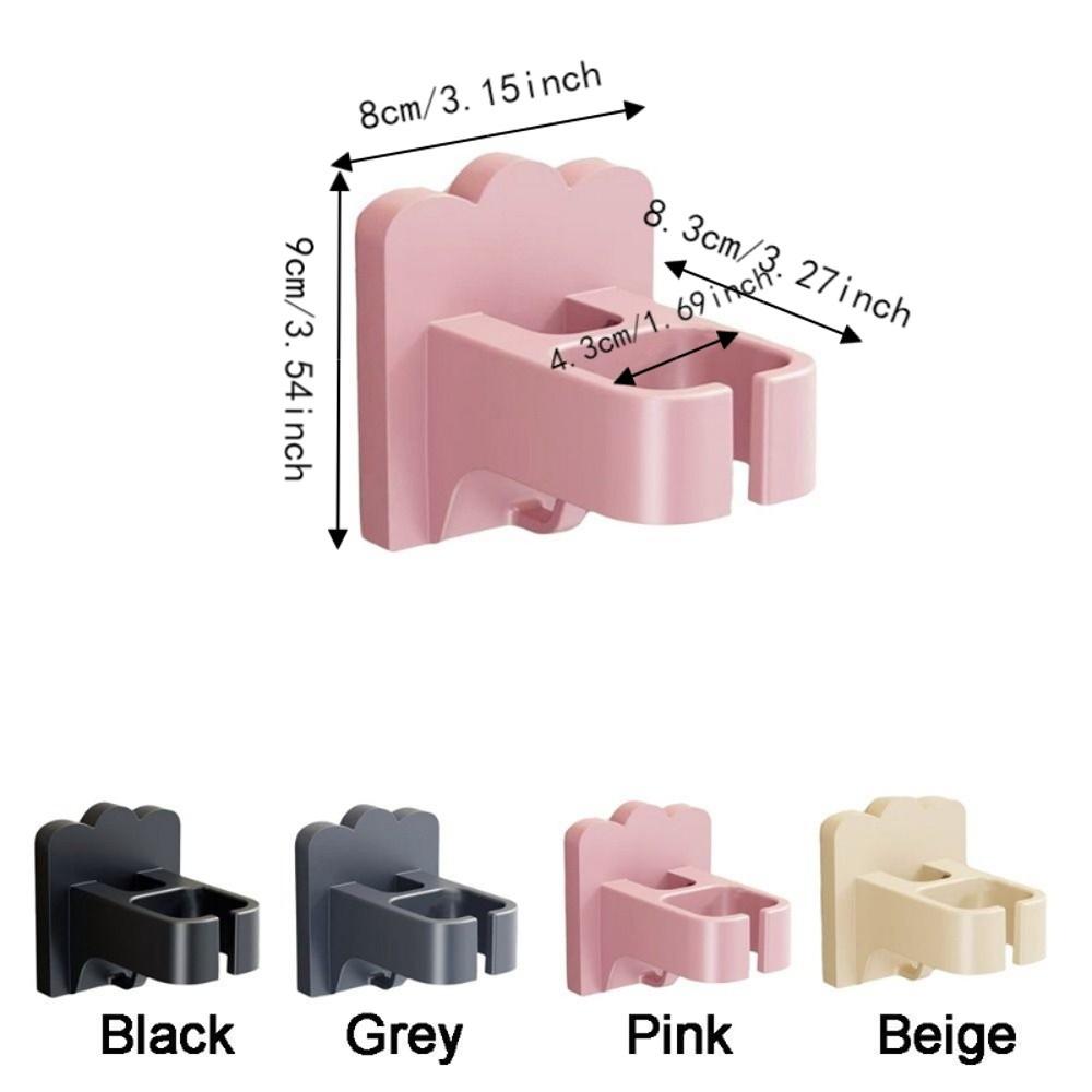 Punch Free Hair Dryer Rack Wall-Mounted Bathroom Shelf Simple Blower Holder Bathroom