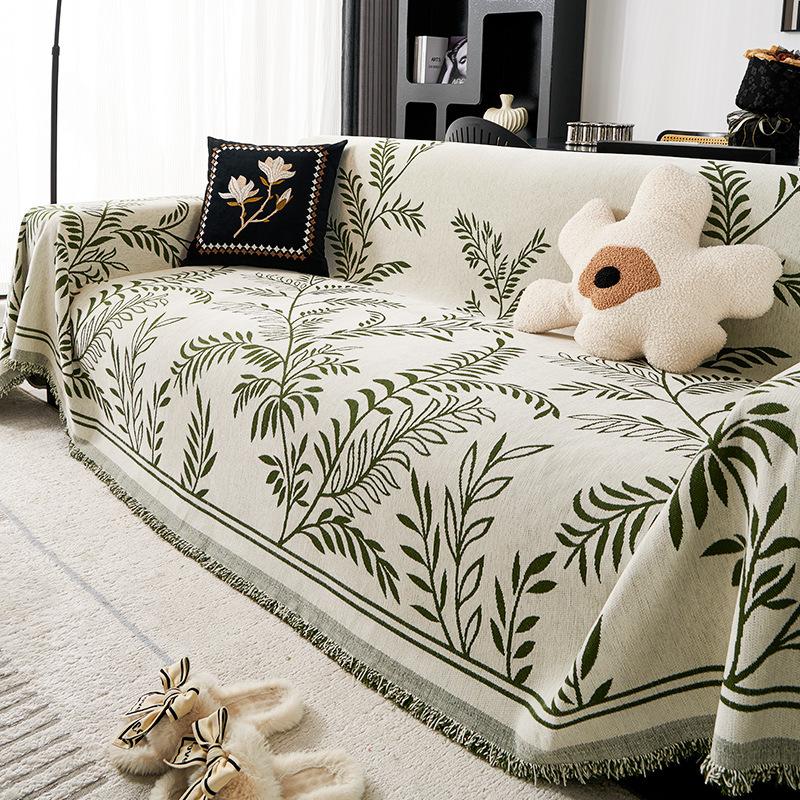 Nordic Style High-Grade Sofa Towel Four Seasons Universal Sofa Cover Chenille Anti-Scratching Sofa Cover Sofa Cover