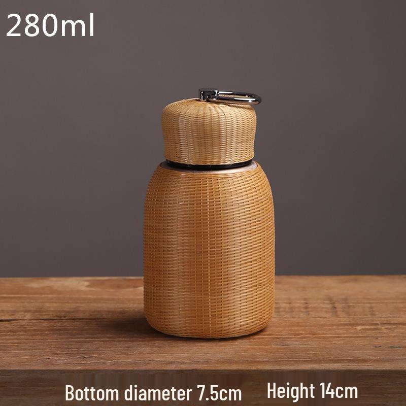 

JingJingRS Bamboo Woven Insulated Bottle