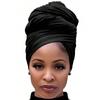 1 Piece Stretch Head Wrap Scarf Stretchy Turban Long Hair Scarf Wrap Solid Color Soft Head Band Tie For Women Headband Soft Hijab For Abaya