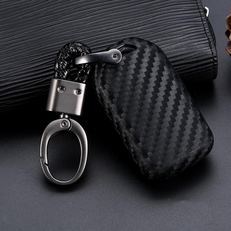Tenth Gen Honda CR-V, Civic, Accord, Avancier Carbon Fiber-Silicone Key Protective Case