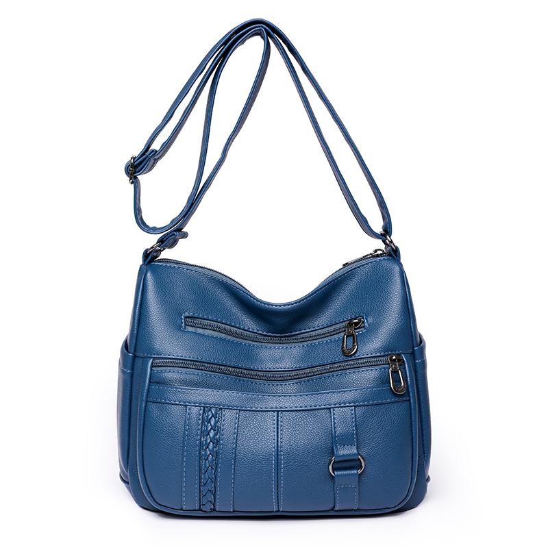 Designer Multi-pocket Crossbody Shoulder Bag For Women 2023 SacHigh Quality Soft Leather Luxury Purses and Handbags Women's Bag