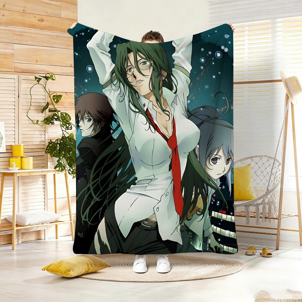 Dark Fantasy Anime M-Mnemosynes Throw Lightweight 240G Flannel Blanket Soft Skin-Friendly For Summer Cooling