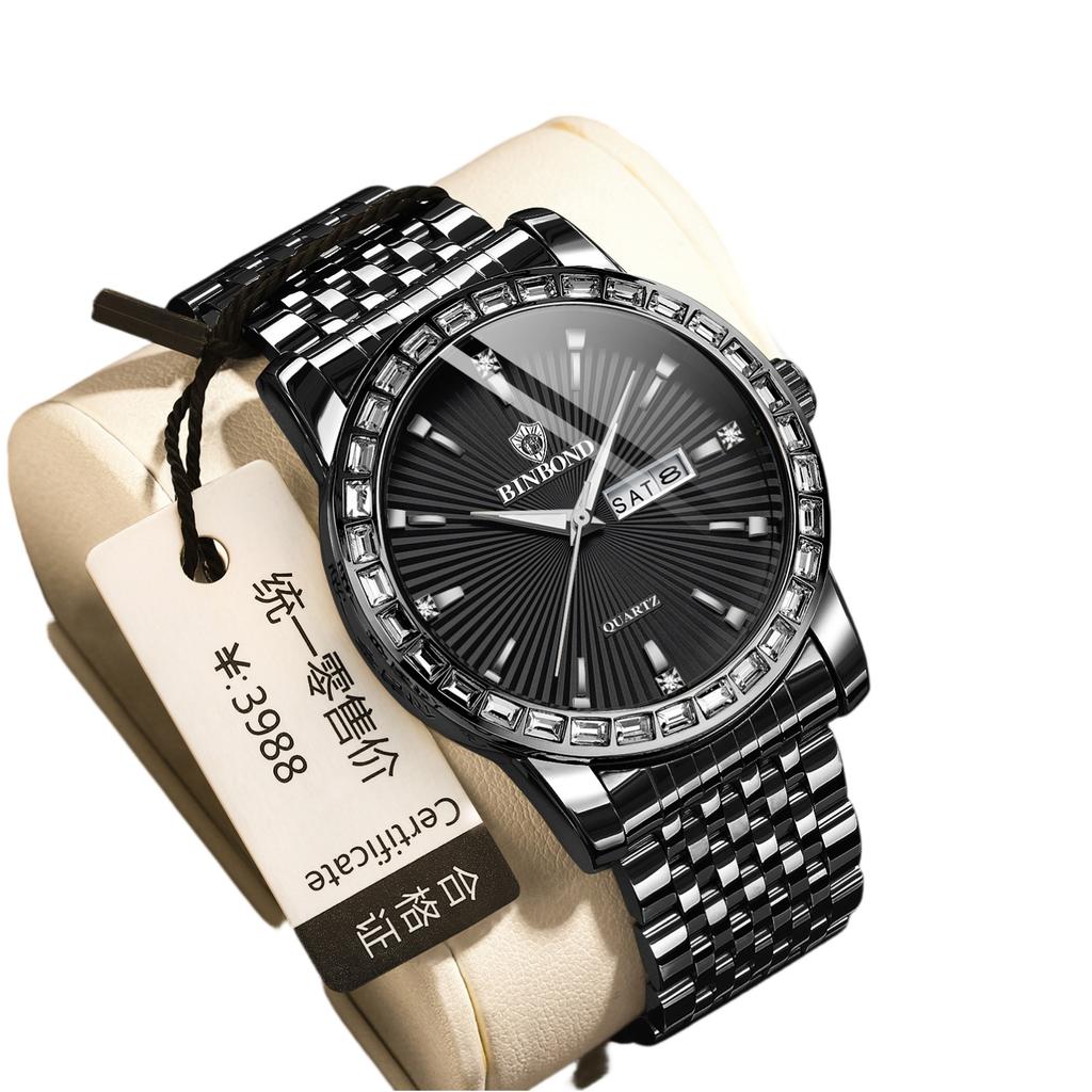 Men's Waterproof Luminous Running Alarm Clock Watch