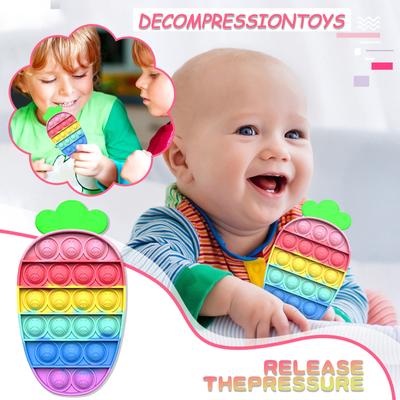 Senzorické hračky Push Bubble-Silikónové hračky uvoľňujúce tlak