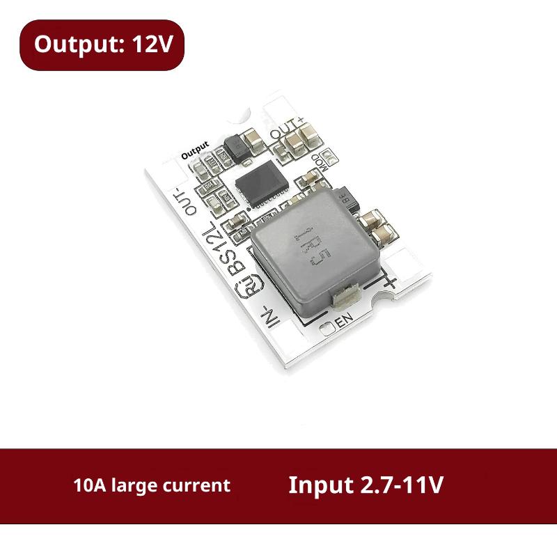 Single Item 2.7-11V To 5V/12V 10A Petite DC-DC Enhancement Converter with Preventive Safety Measures