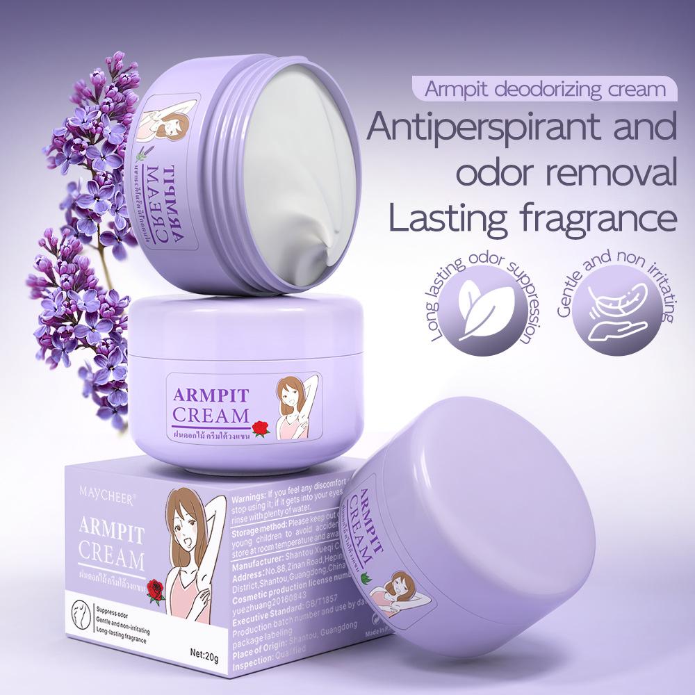 Underarm Antiperspirant Deodorant Cream All-Day Sweat Control Odor Suppression Sweat and Odor Prevention 50ml
