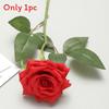 Artificial Silk Rose Bouquet For Wedding Decor Photography Props Use Home