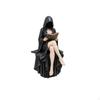 Hooded Reader Statue Bookish Book Faceless Reading Figure for Goths, Bookshelf, Home