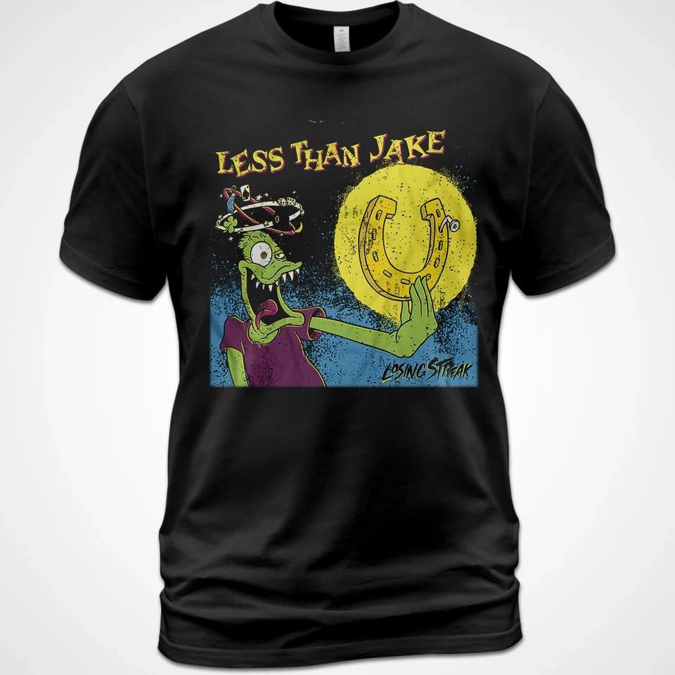 Baumwoll-T-Shirt Less Than Jake Losing Streak Album-T-Shirt Roger Lima Matt Yonker