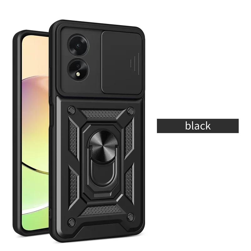 Armor Case For OPPO Realme C55 C53 C51 C35 C33 C31 C21 C25Y C11 Narzo 50A N53 11 Proplus Magnetic Ring Holder Lens Protect Cover
