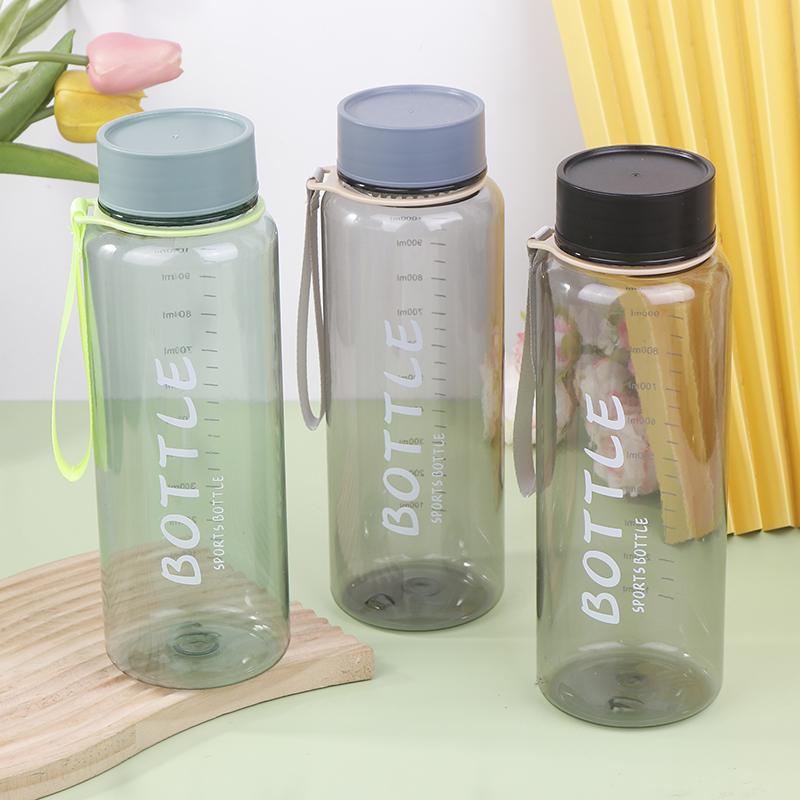 1000Ml Plastic Water Bottle For Outdoor Sports Drinking Portable Sport Tea Coffee Cup Kitchen Tools Kids Water Bottle For School