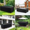 Garden Furniture Cover, Heavy-duty Rectangular Patio Furniture Cover, 210D Oxford UV Windproof Garden Table Cover