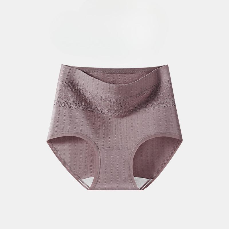 Plus Size Women's Spring and Summer Cotton 10A Anti Bacterial Cotton Long Crotch High Waist Tuck Briefs