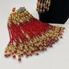Handmade Wedding Groomsmen Hanfu Embroidery Zipper Tassel Cheongsam Pendant Diy Hairpin Bead Stringing Adult Alloy  Glass