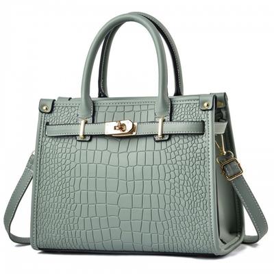 Women's Bag Crocodile Pattern Shoulder Large Bag Fashion Messenger Bag Handbag Premium Women's Bag