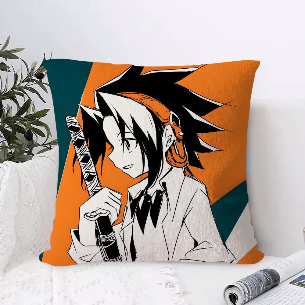 Anime Shaman King Pillow Case Ultra Soft Skin Friendly Fabric Cloud Like Comfort & Concealed Zipper