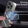 Luxus Für Magsafe Halterung Hülle Für iPhone 16 15 14 13 12 11 Pro Max 16 15 Plus Magnetischer Ringständer Halter Klare Acryl Abdeckung