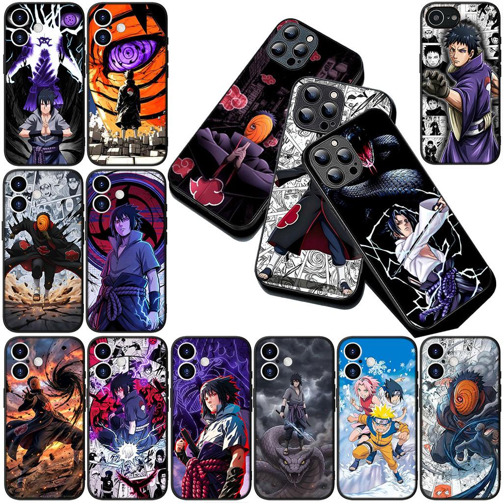 Cover for Samsung Galaxy S24 S25 S23 FE Ultra Plus S7 Edge S25+ S23+ A56 5G Casing Phone Case Comics Tobi Uchiha Obito Sasuke
