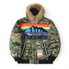 Men's and women's alphabet decal waterproof hooded zipper jacket