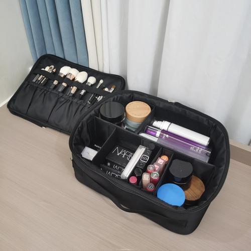 Professional Makeup Case Portable Large Capacity Cosmetic Organizer Travel Toiletry Bag