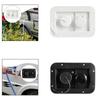 Double Water Inlet Hatch Plastic RV City Fill Reliable Spare Parts Quick Connection Accessories for Motorhome