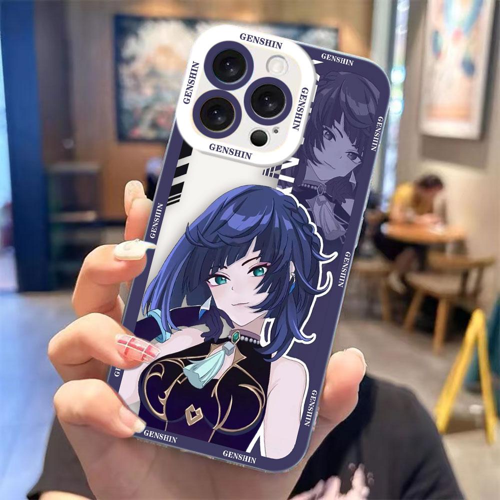 

Горячая игра Genshin Impact Прозрачный чехол для телефона для Samsung Galaxy S26 S25 S24 S23 S22 S21 S20 FE S10 PLUS S30 S11 S11E ULTRA EDGE Чехол Samsung S24FE