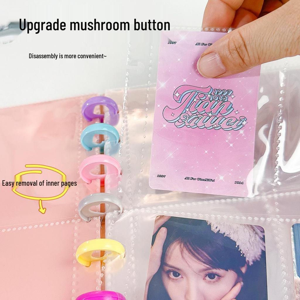 Álbum de Cartões Polaroid DIY de 3 polegadas com 120 Inserções, Design de Folhas Soltas para Armazenamento de Fotos