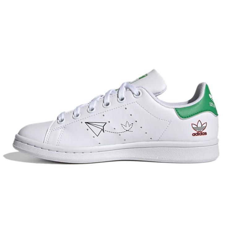 (GS) adidas Stan Smith J Girls Rule - White Kids FX5976 EU 35⅔