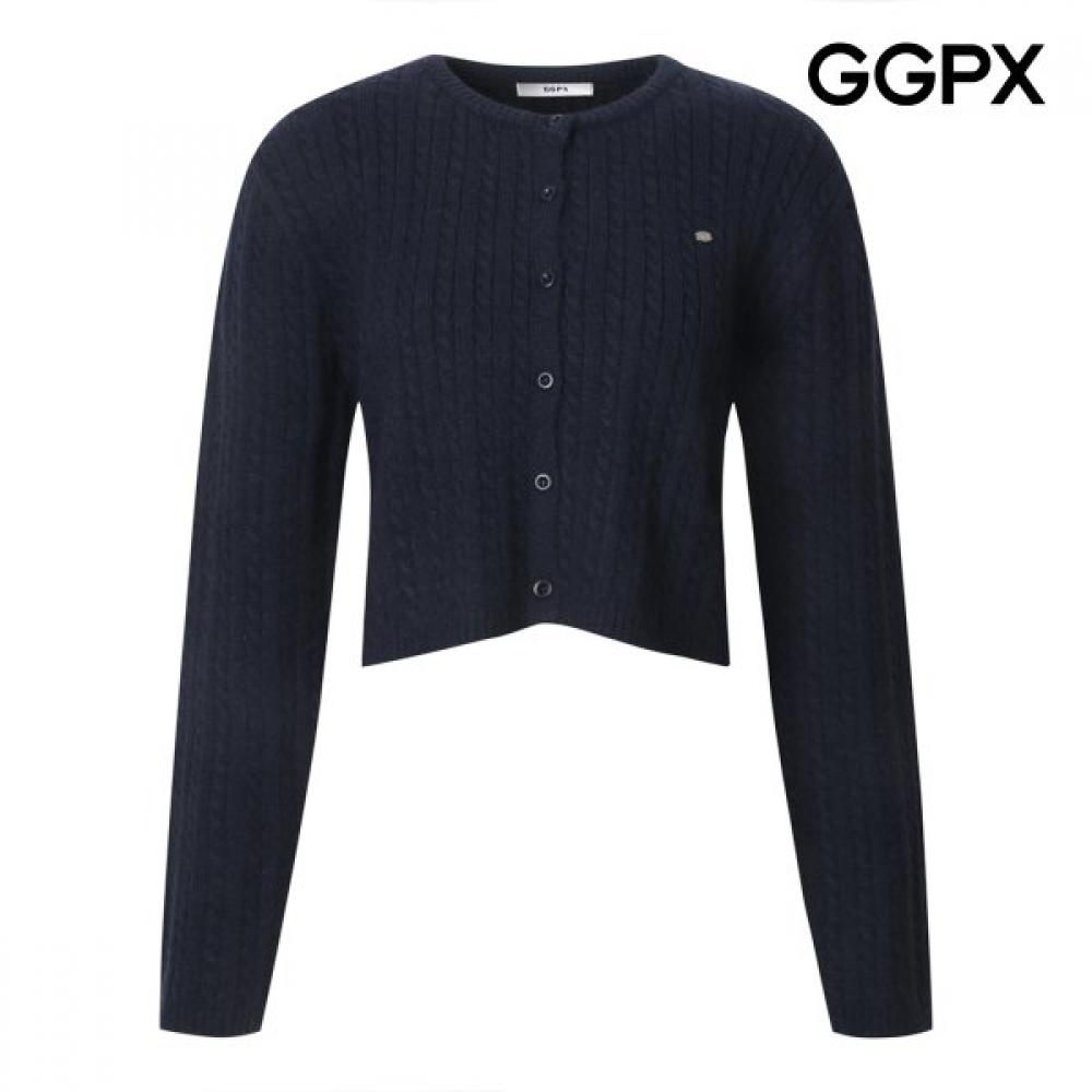 Ggpx Cropped Wool Knit Cardigan Gq1kg005b Ivory/F