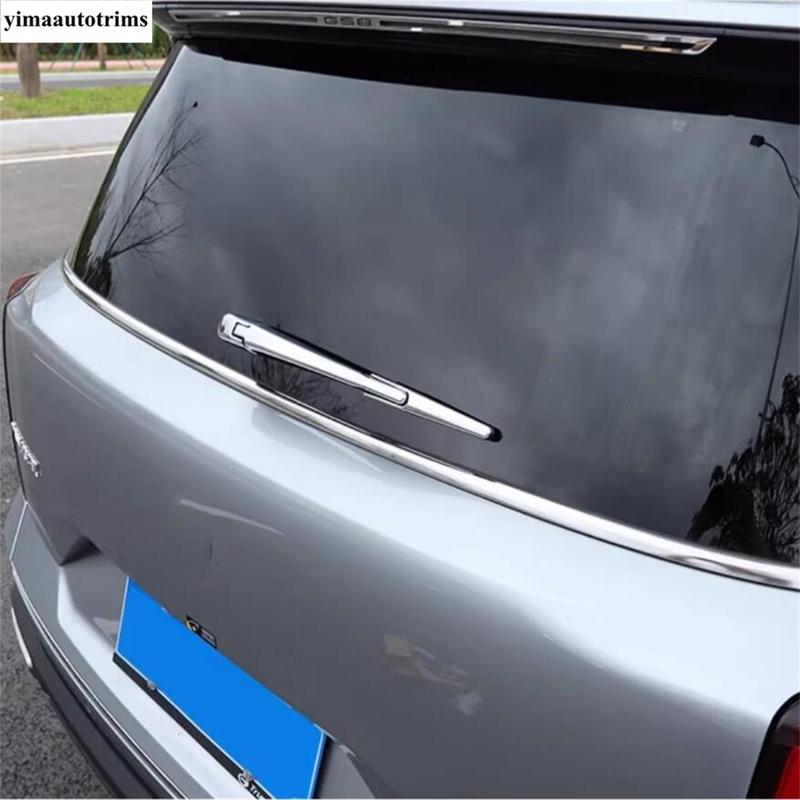 Car Rear Windshield Window Windscreen Rain Wiper Cover Trim For Trumpchi GAC GS8 2024 ABS Chrome Exterior Accessories