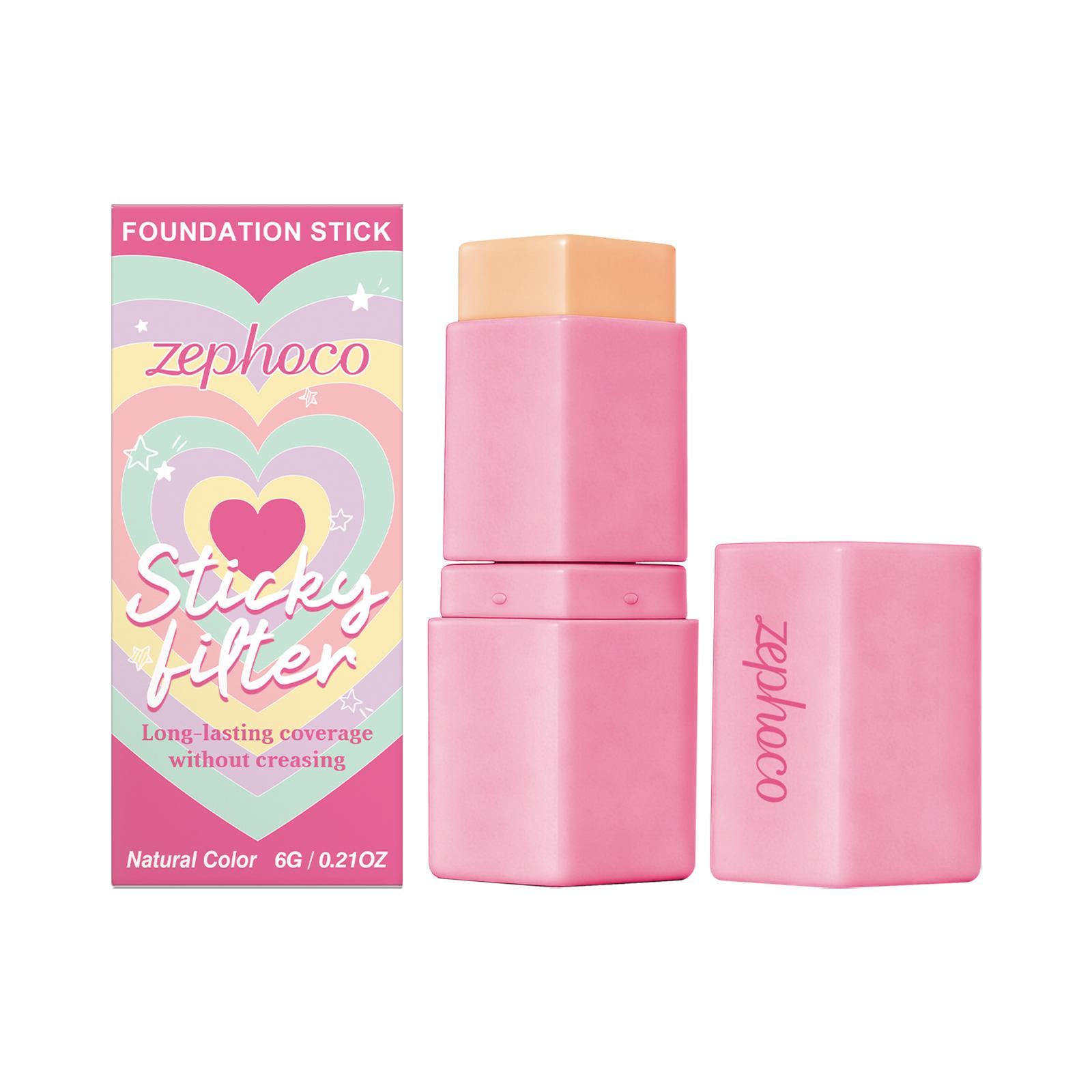 Natural color long-lasting concealer foundation stick Natural makeup with a light, moist, silky, and smooth finish Natural color