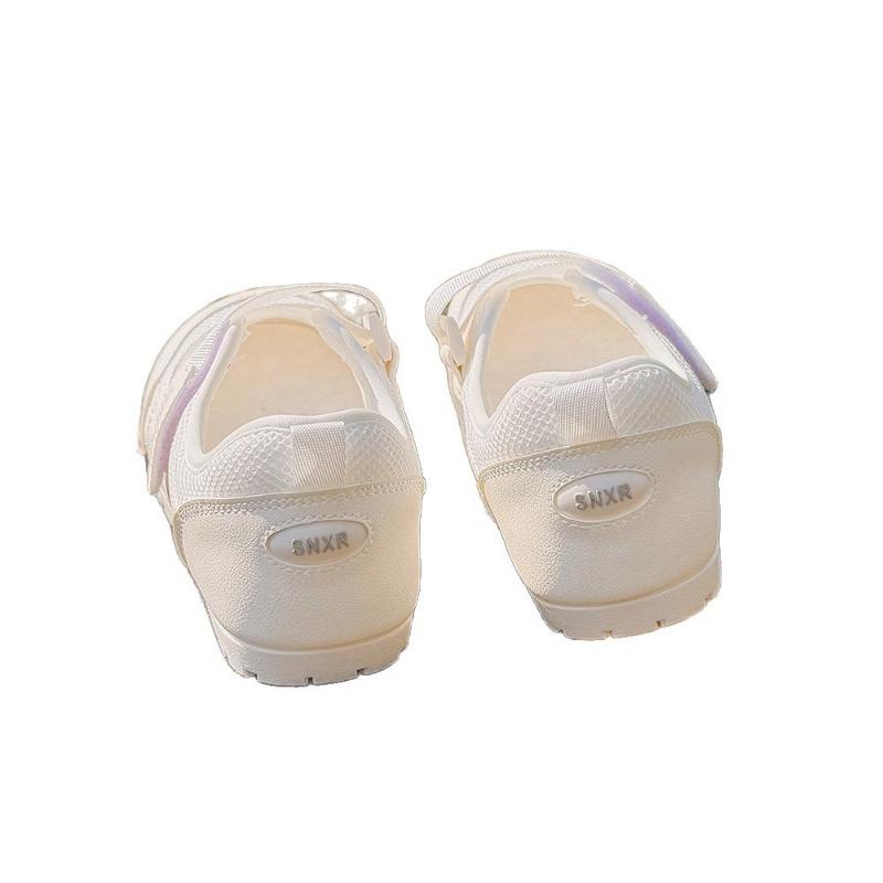 Shallow mouth Velcro little white shoes women's new summer breathable mesh versatile soft sole casual shoes