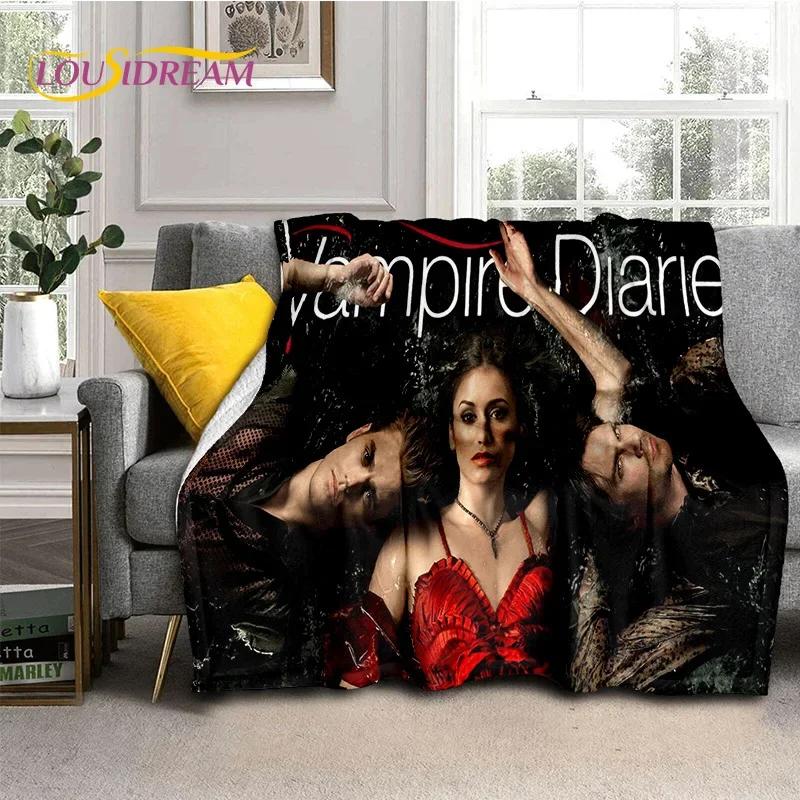 The Vampire Diaries Damon Salvatore Soft Flannel Blanket for Beds Bedroom Sofa Picnic,Throw Blanket for Outdoor Leisure Nap Gift