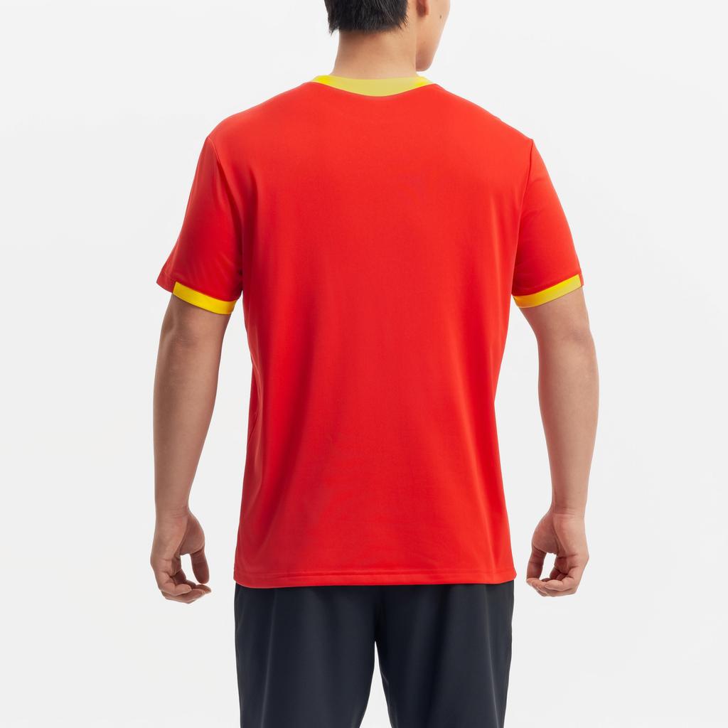 DECATHLON Soccer Jerseys Unisex Triumph Red/Earth Yellow 8949690