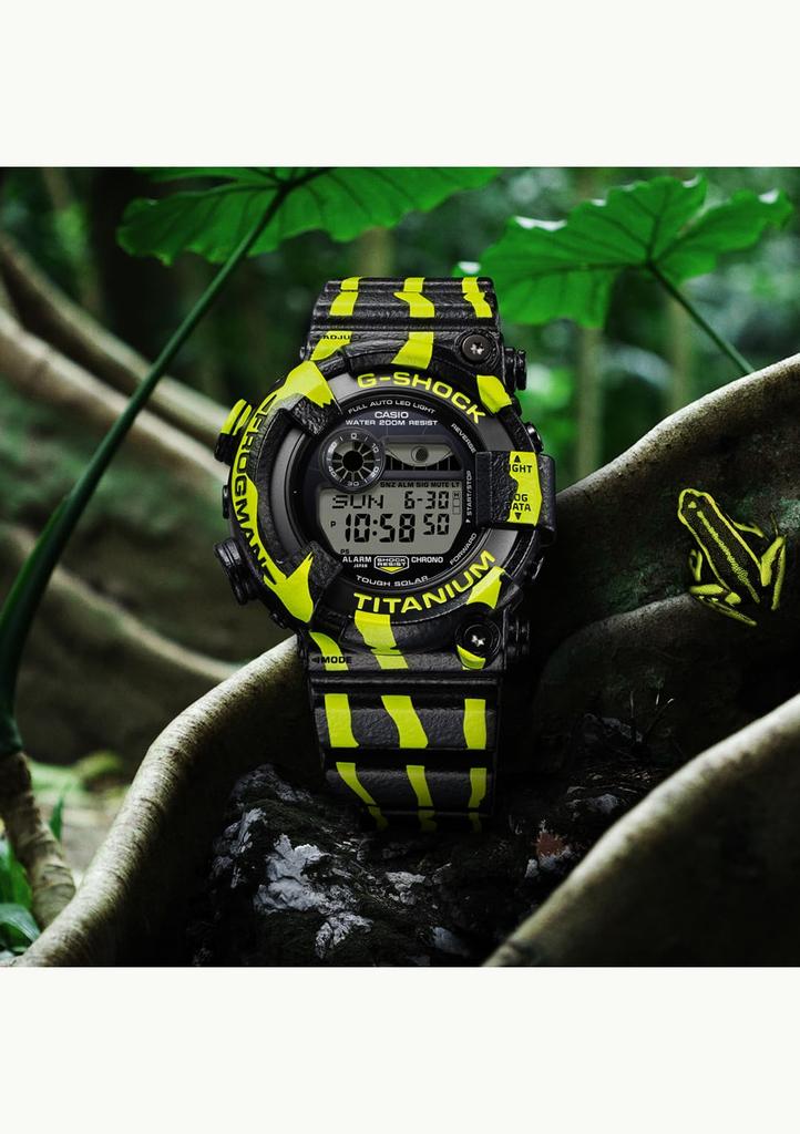 Hodinky MASTER OF G FROGMAN Tough Solar Ekologické materiály Černé [Casio] G-Shock GW-8200TPF-1JR Pánské