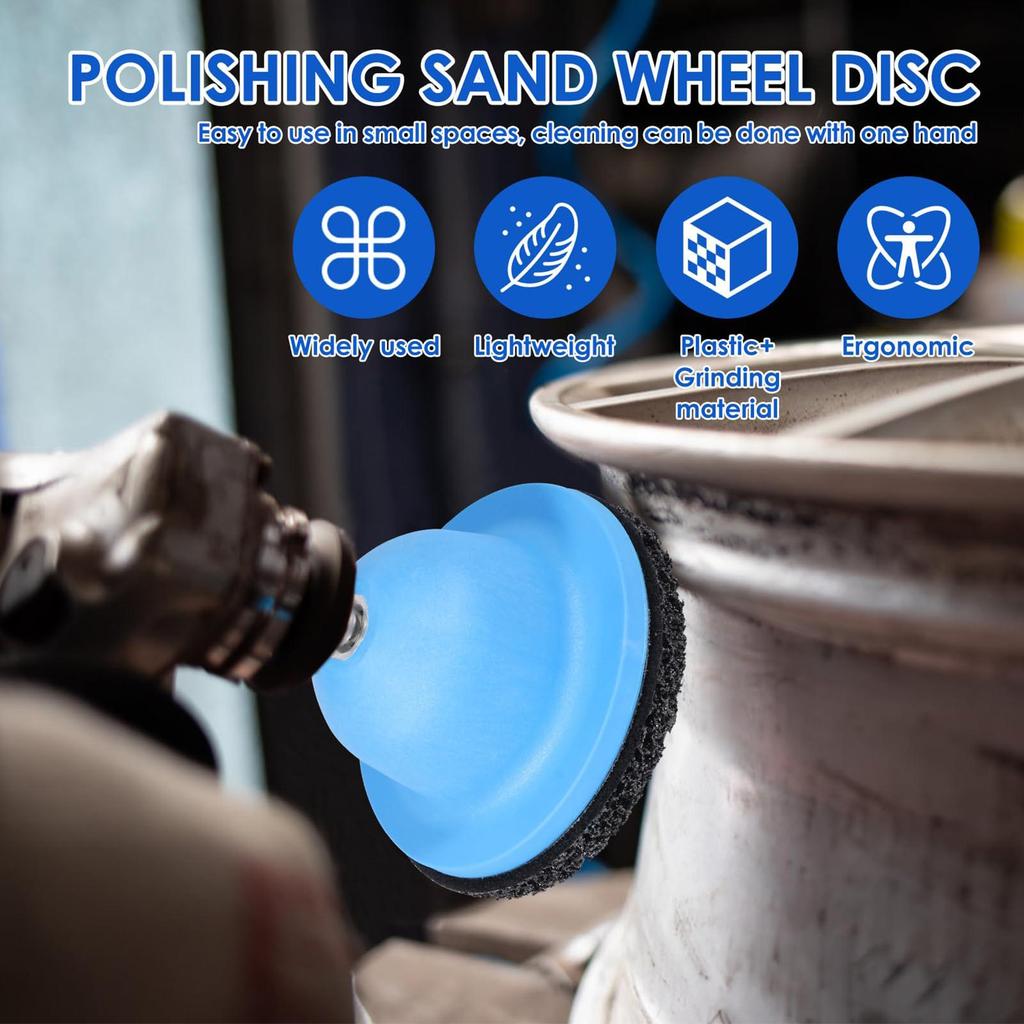 Hub Cleaner Wheel Hub Grinder With 1/2 Driver Rust Remover For Replacement Vehicle Tractor RV Truck Trailer