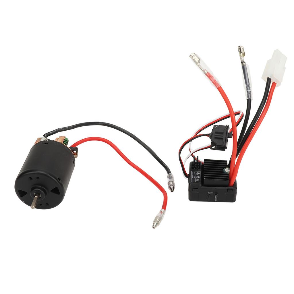 RC Motor ESC Combo Brushed 540 Motor High Torque 60A Speed Controller Low Noise Powerful RC Car Accessory for 1 14 1 10