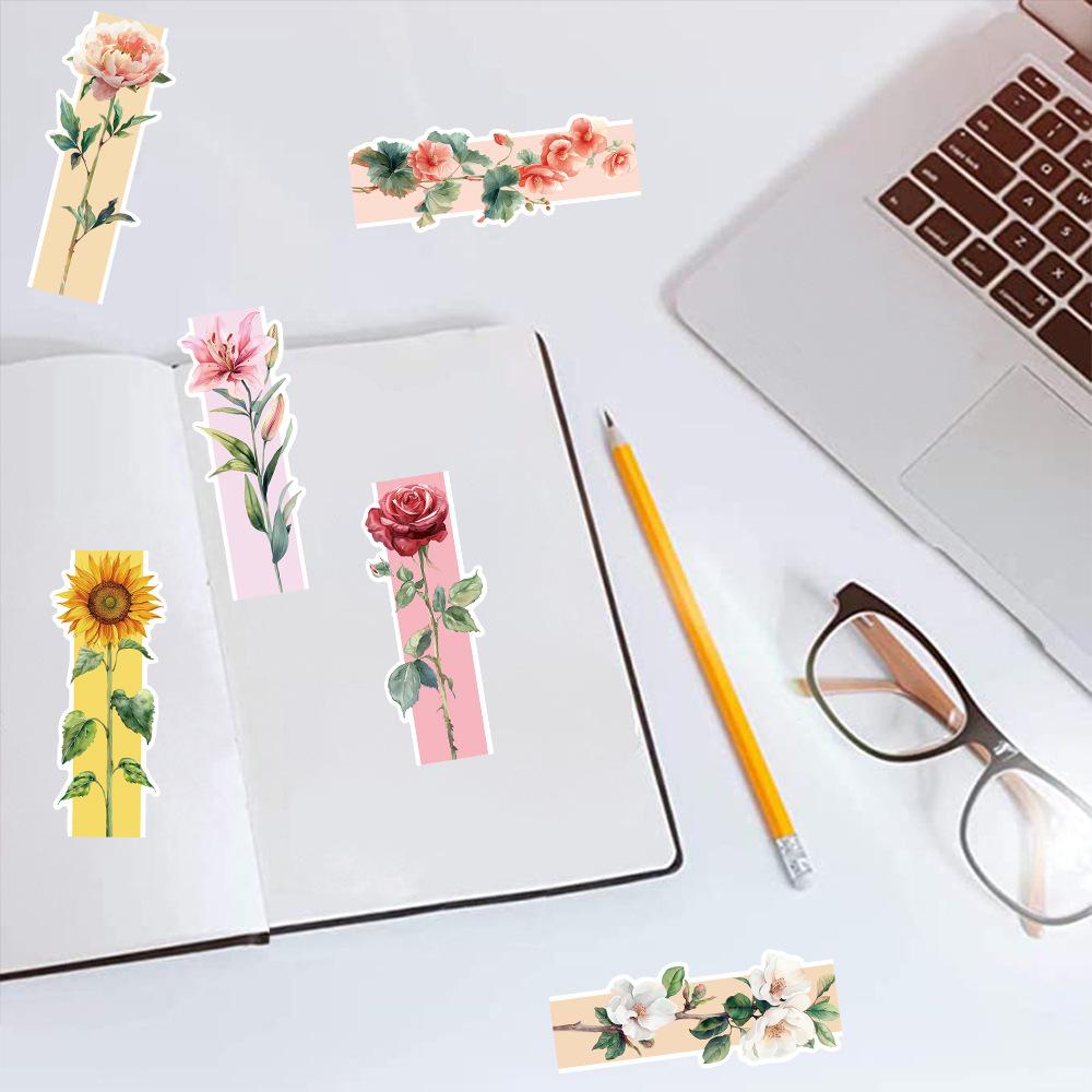 30 pezzi Ecco la Serie Segnalibri Colori Primavera: Materiali Artistici Creativi Portatili Semplici per Segnalibri per Libri di Carta per Lettura Ins