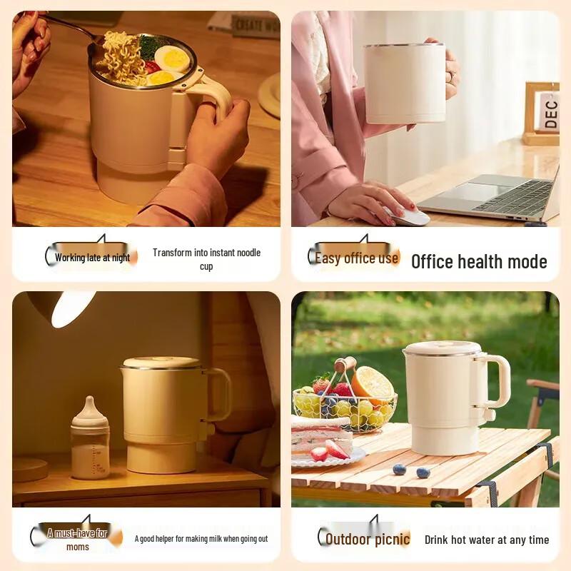 Shangqi Portable Folding Travel Electric Kettle