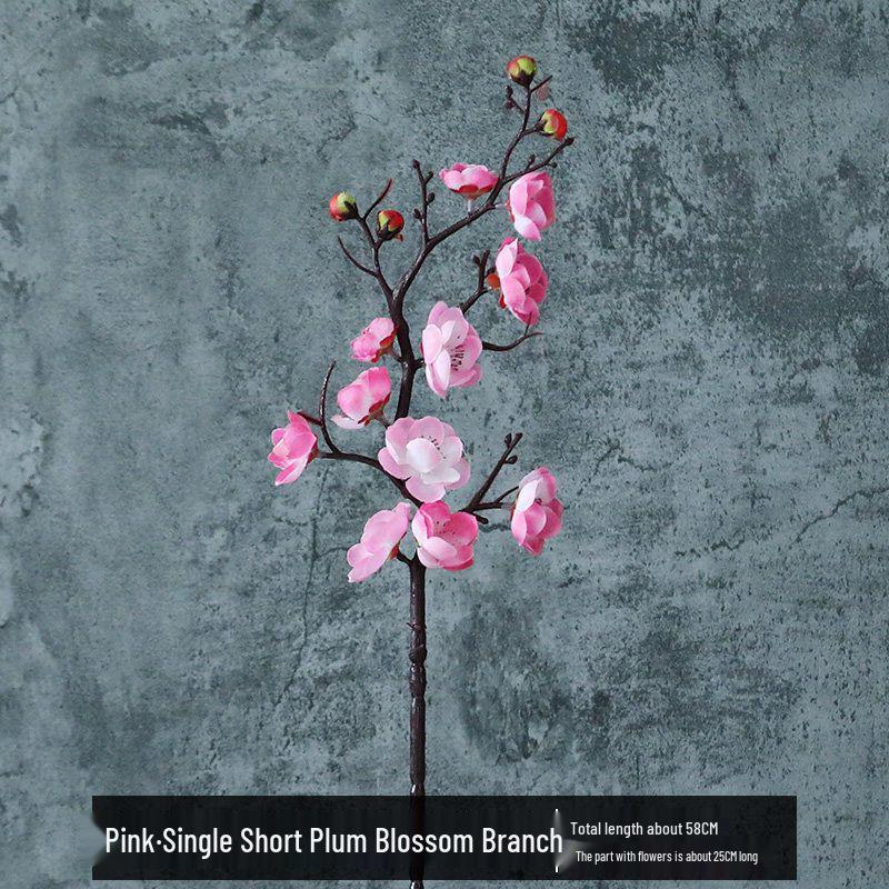 Artificial Plum Blossom Tree Branch Ornament - Ancient Style Indoor Decor and Dance Prop