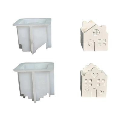 Artistic Home Shape Silicone Mold Candlestick For Crafting Beautiful Jewelry Unique Soaps And Festive Candle