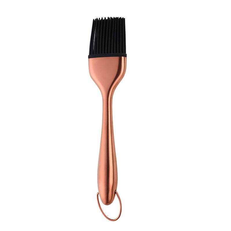 Stainless Steel Silicone Oil Brush, Kitchen Electric Griddle, Pancake Baking, Barbecue Brush, Small Oil Brush