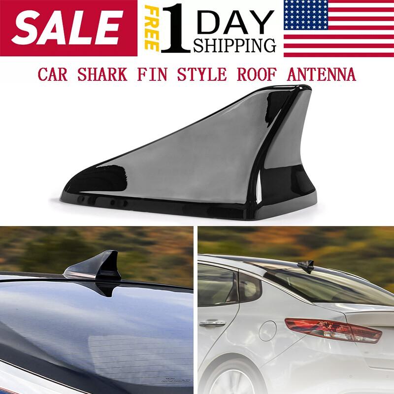 For 2014-2019 2018 Hyundai Sonata Ebony Black Code EB Shark Fin Antenna Cover BL