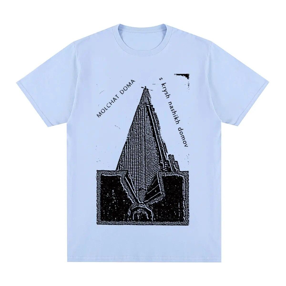 

Molchat Doma Vintage T-Shirt Cotton Classic Belarus Band Etazhi Unisex T-Shirt Нова футболка Жіночі топи L